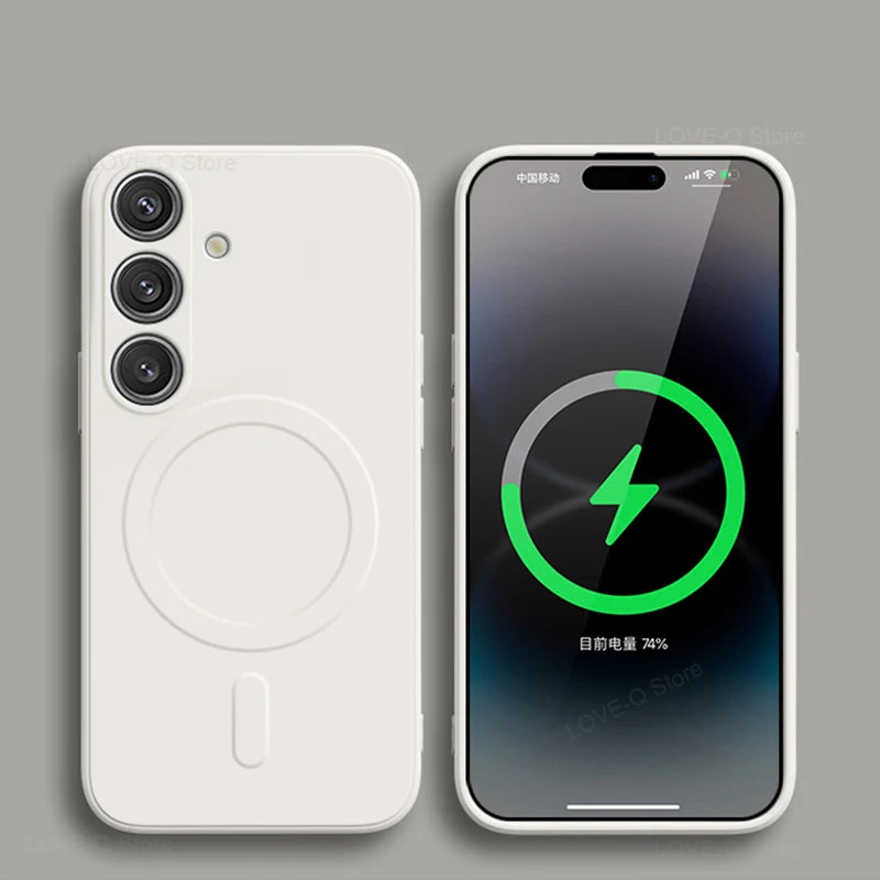 Sili magsaf white samsung