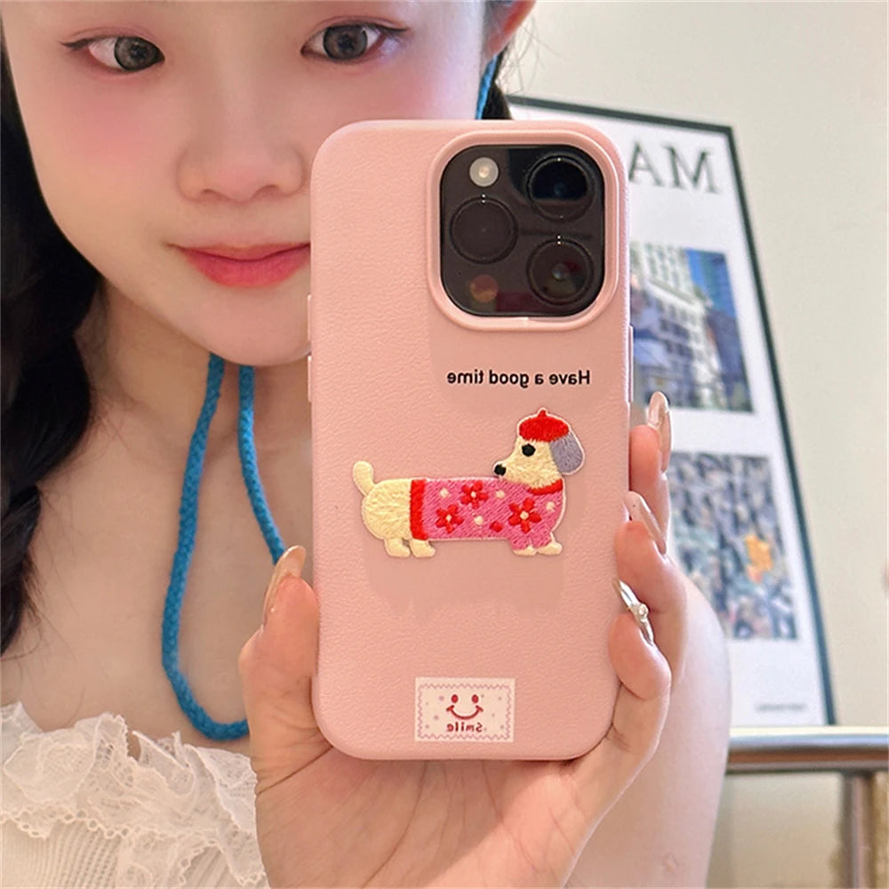 Woof pink iphone