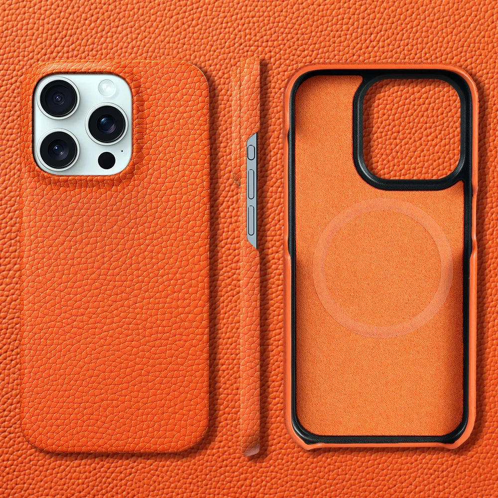 Crocodile orange iphone magsafe