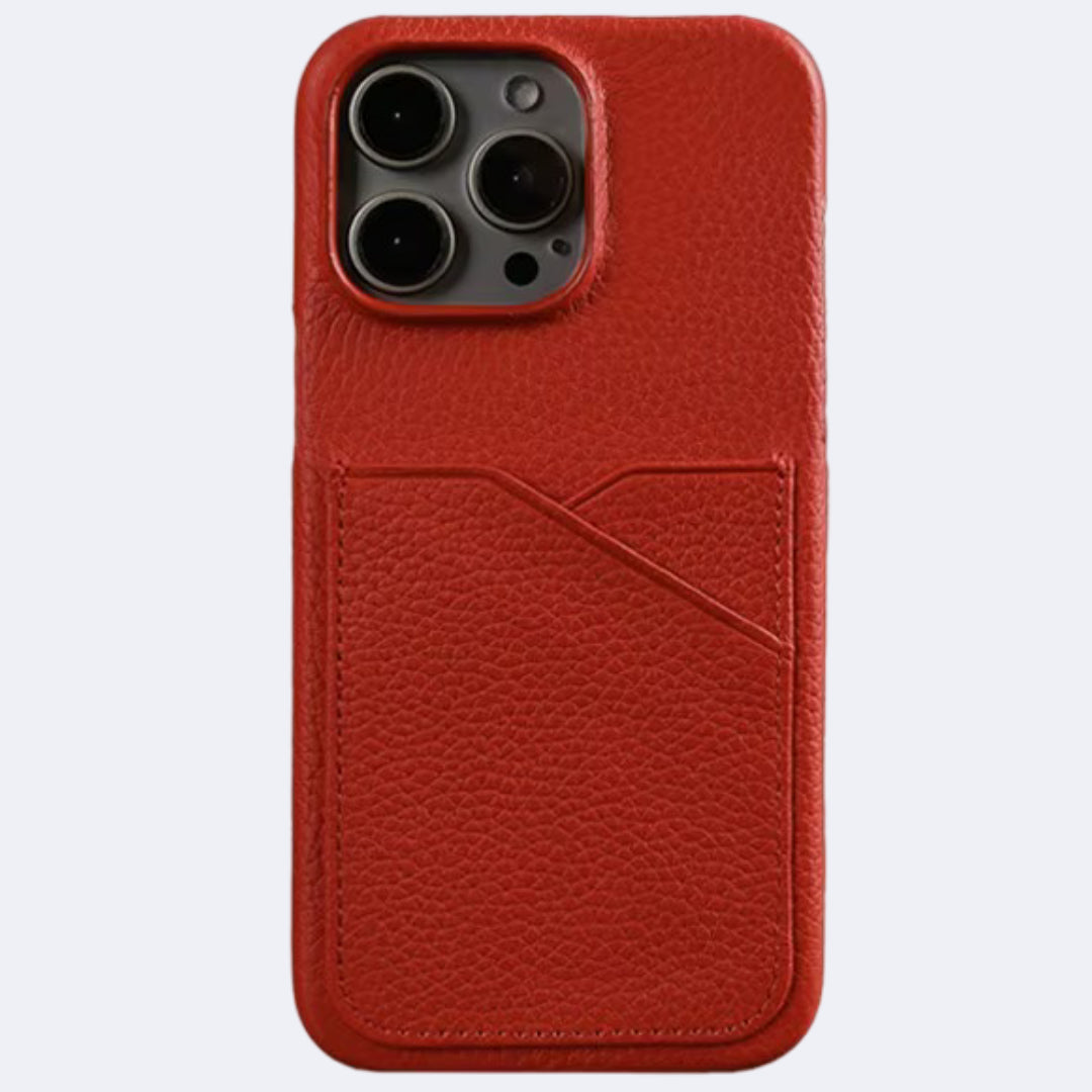 Red Case porte carte cuir