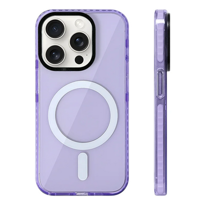 Transparent Neon lavende iphone