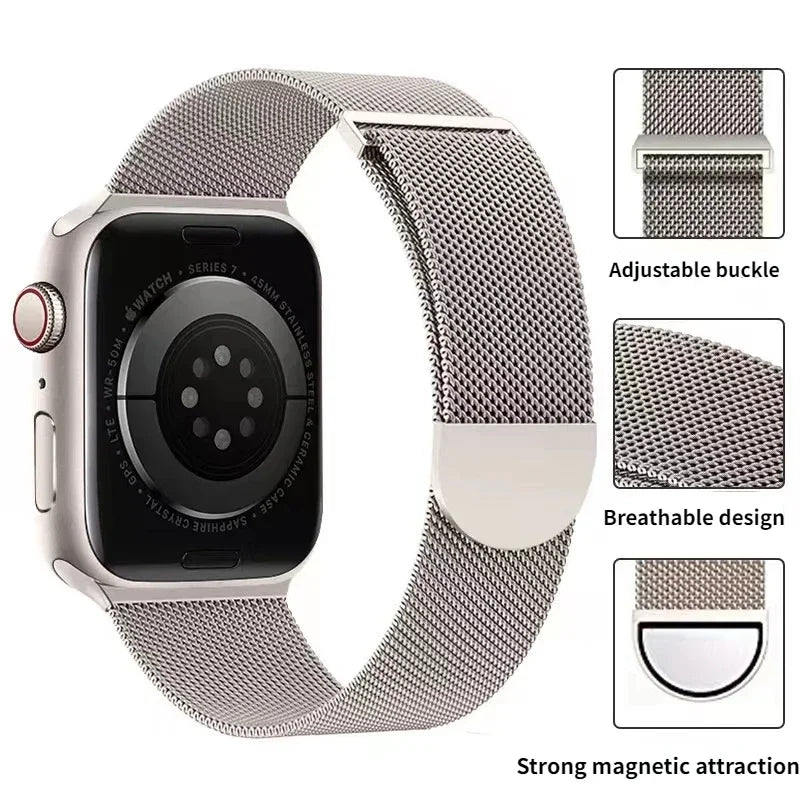 Metal Magnetic Bracelet apple watch
