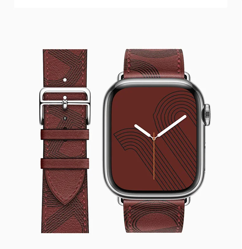 Cuir apple watch