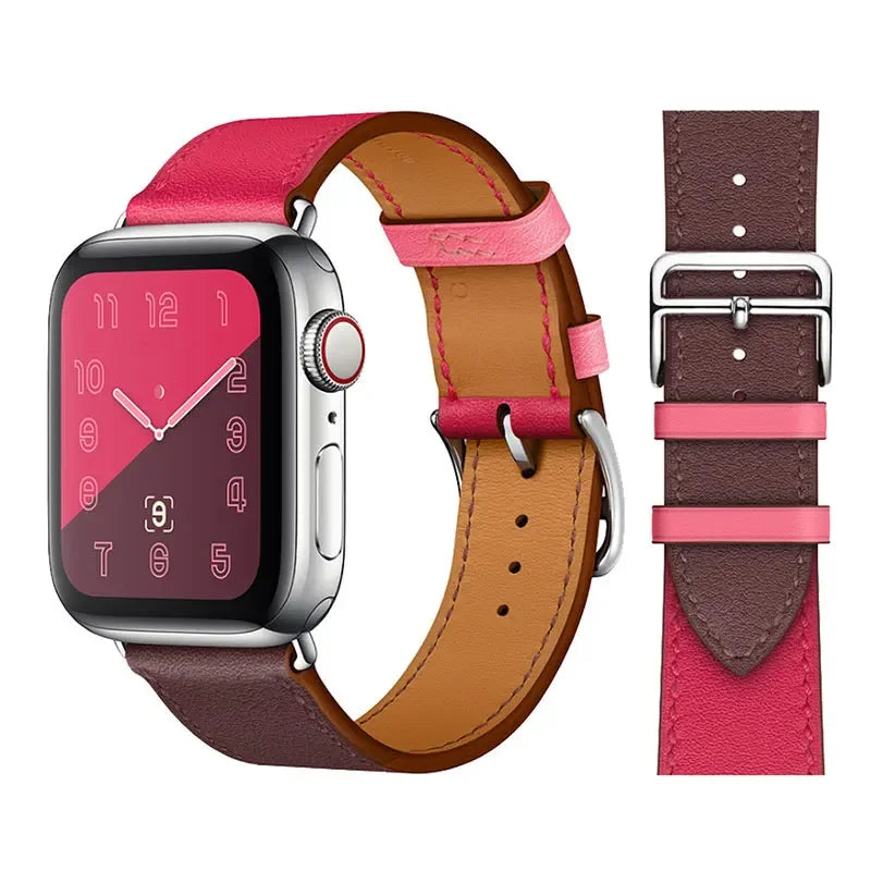 Cuir apple watch