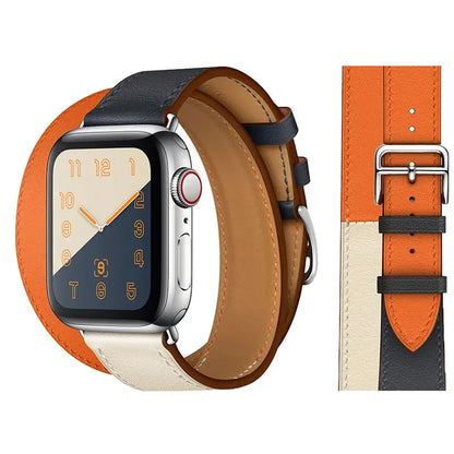 Cuir apple watch