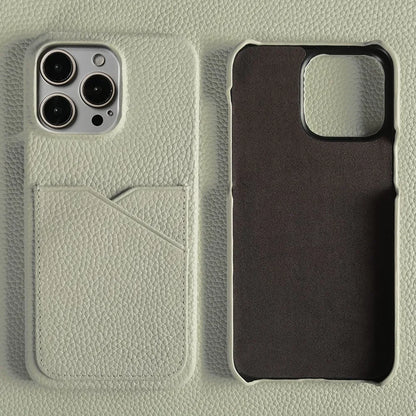White Case porte carte cuir