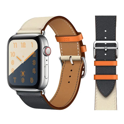 Cuir apple watch