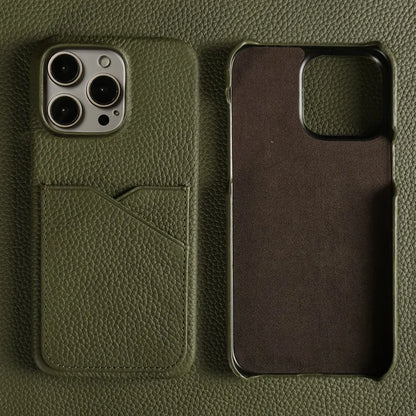 Green Case porte carte cuir