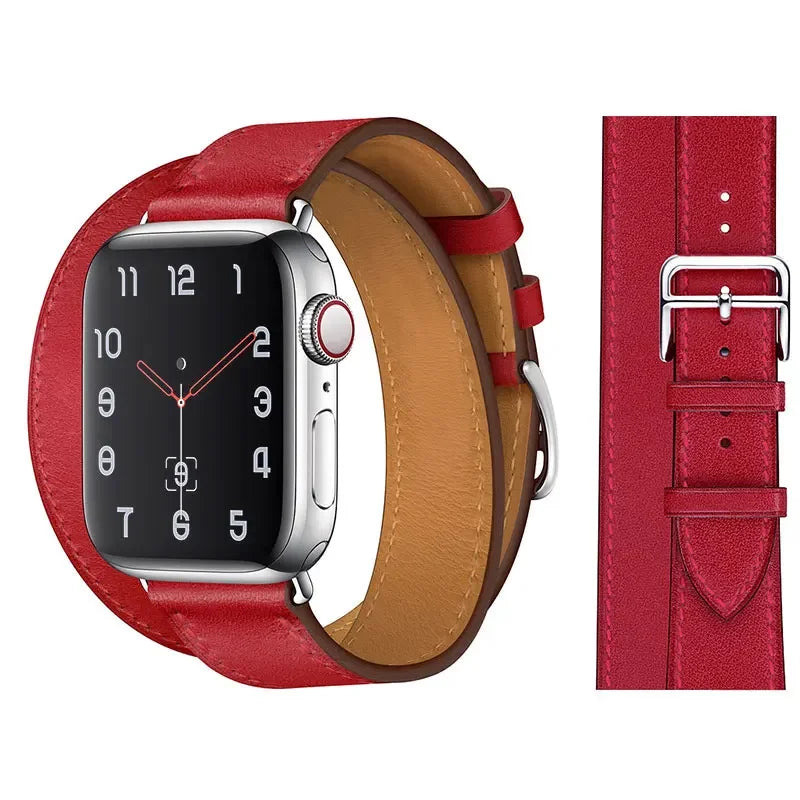 Cuir apple watch