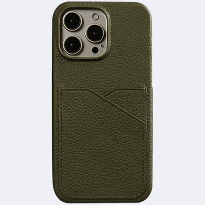 Green Case porte carte cuir