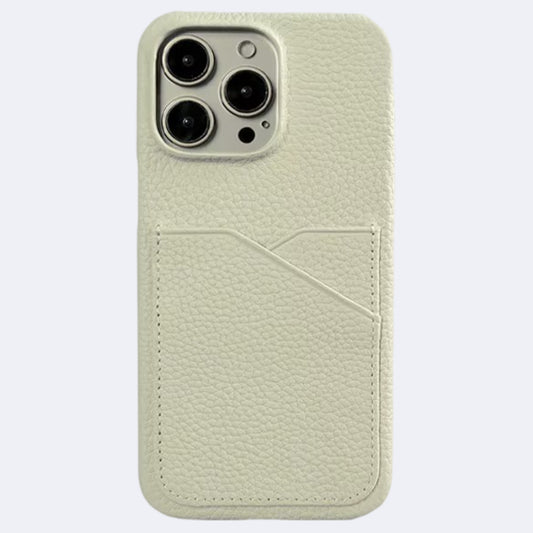 White Case porte carte cuir
