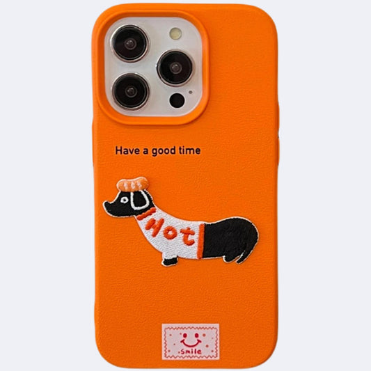 Woof orange iphone