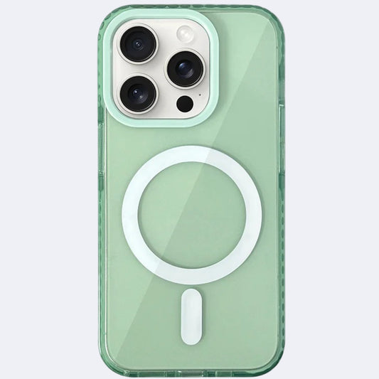 Transparent Neon green iphone