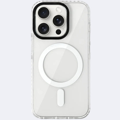 Transparent Neon white iphone