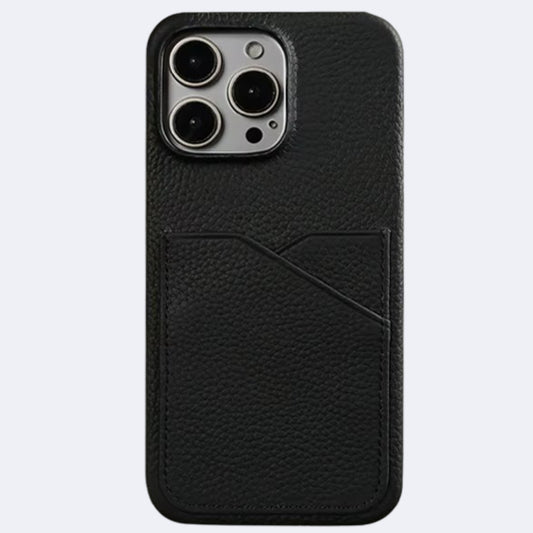 black Case porte carte cuir